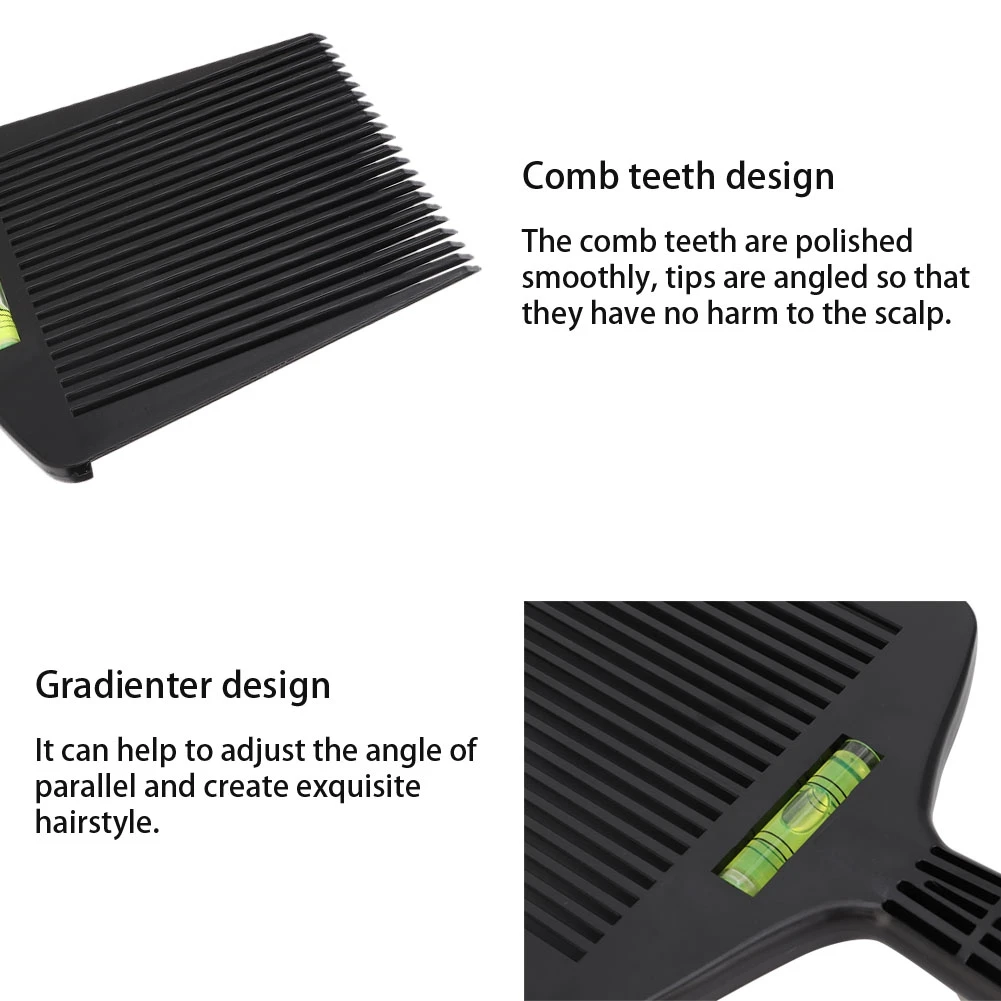Парикмахерский Стайлинг волос плоская расческа для с широкими зубьями уровнем