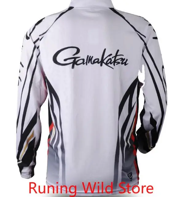 

New Arrive GAMAKATSU Fishing Long Sleeve Clothes Anti-UV Sunscreen Breathable Quick Dry Outdoors Sports Summer Fishing Clothing