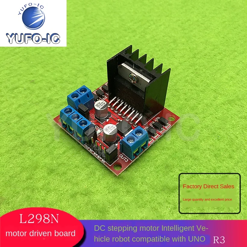 Модуль платы управления двигателем L298n шаговый двигатель постоянного тока