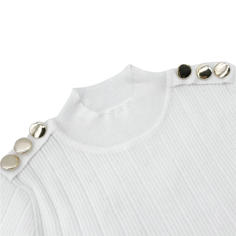 

Women Autumn Winter Basic Top Long Sleeve Bandage Stretch Knitted Tee Shirt Femme Elegant Ladies Streetwear Office Lady T Shirt