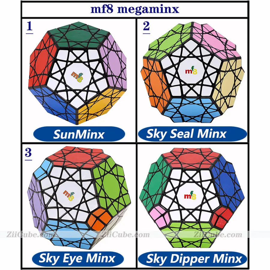 Волшебный куб mf8 12 осей пазл небо морской котик SunMinx SkyEyeMinx Sky dipper