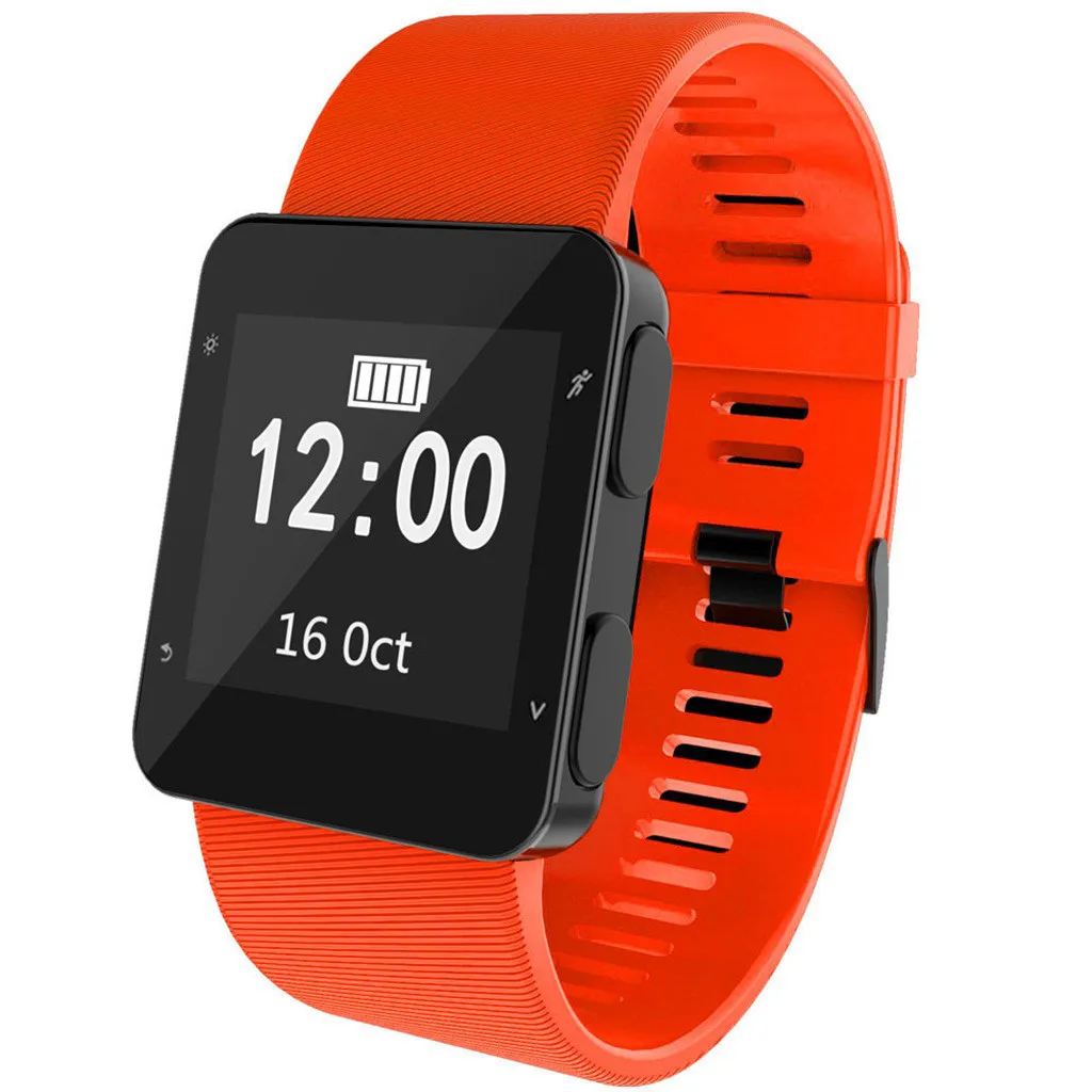 Спортивный силиконовый сменный Браслет ремешок для Garmin Forerunner 35/30 цветной