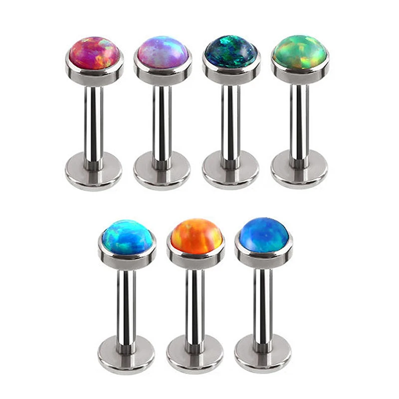 

1PC Stainless Steel Labret Ring Lip Piercing Ear Cartilage Lip Earrings Piercing Ombligo Ear Piercing Body Jewelry