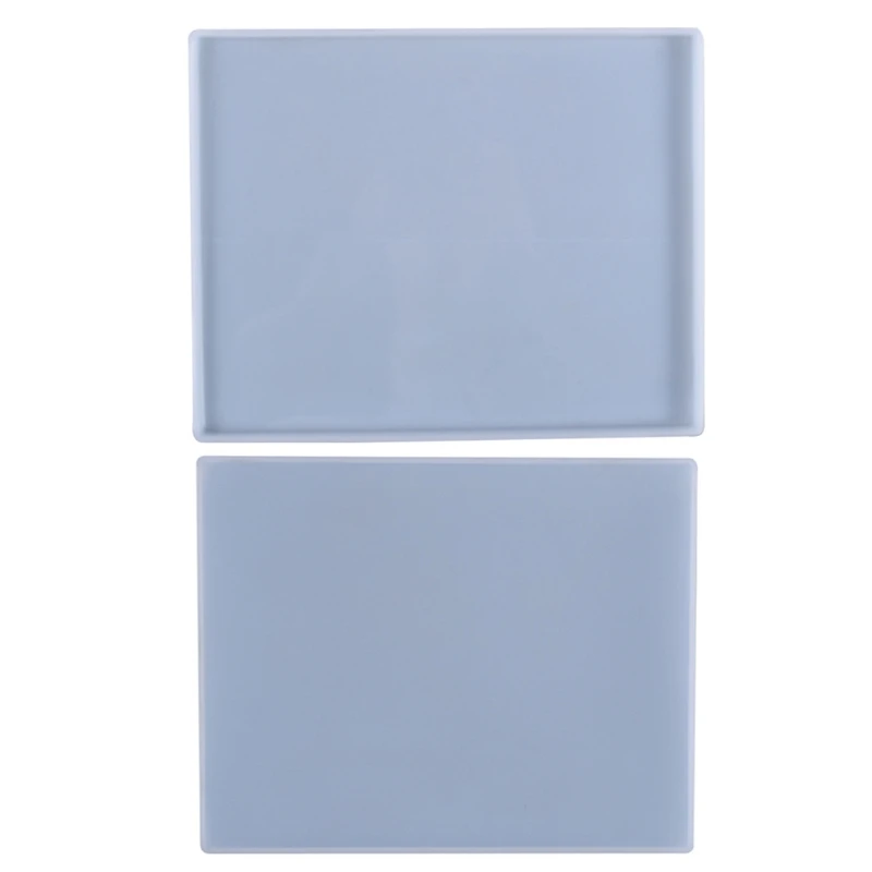 

Rectangle Serving Board Crystal Epoxy Resin Mold Coaster Tray Silicone Mould DIY Crafts Fruit Dish Cup Mat Home Decorations