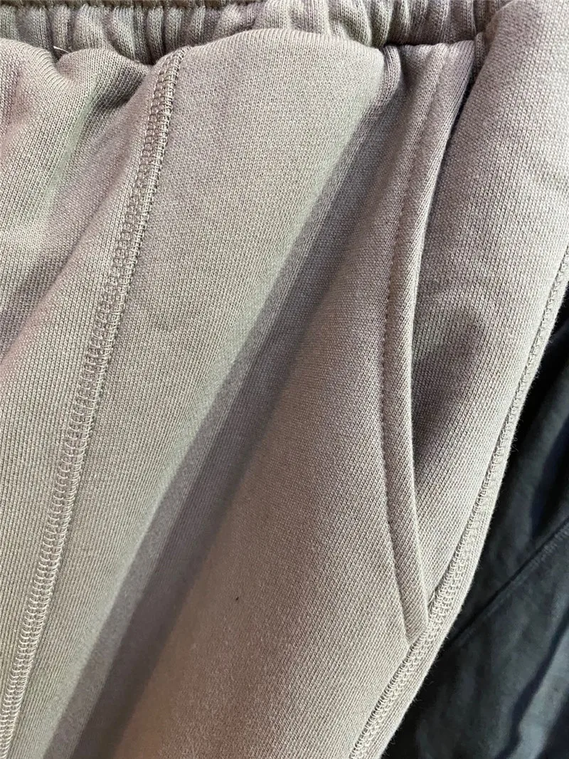 Мужские шаровары с боковыми карманами однотонные брюки-карго повседневные