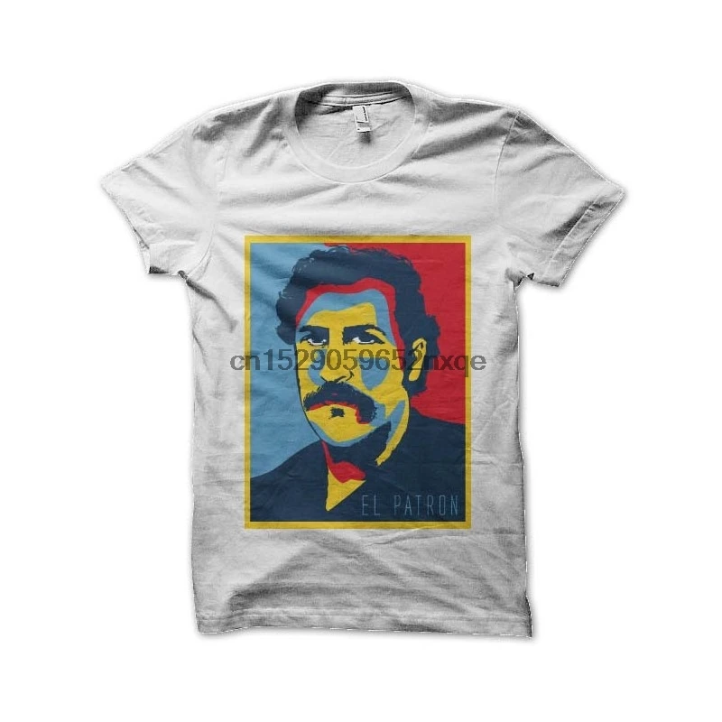 Мужская футболка с изображением Пабло Эскобара покровителя начиная 10 долларов