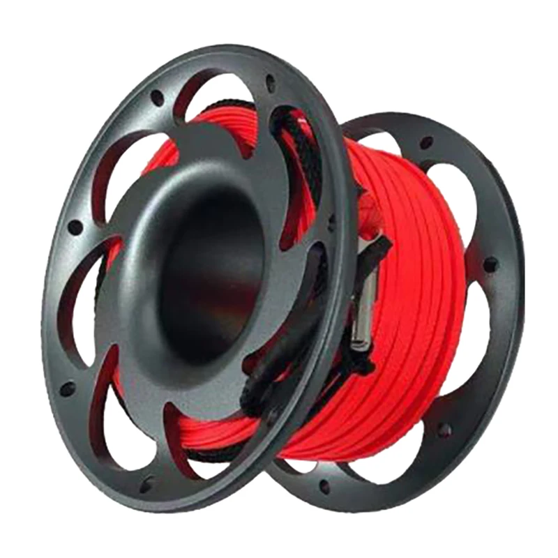 

Diving Wire Reel 30M Diving Rope Spool Wheel Scuba Reel Dual Heads Hook Diving Marker Buoy Rope Wheel Guide Thread