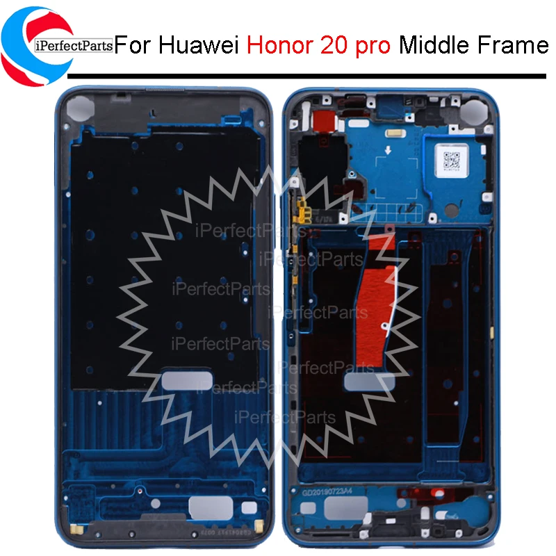 Средняя рамка для Huawei Honor 20 pro средняя чехол с боковыми кнопками громкости