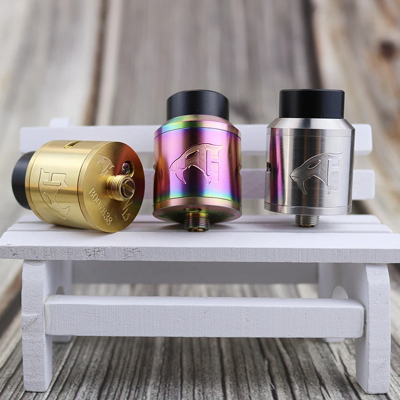 

Goon V1.5 RDA Atomizer with BF PIN 528 RDA Electronic Cigarette Tank Rebuildable Dripping Atomizer Adjustable Airflow
