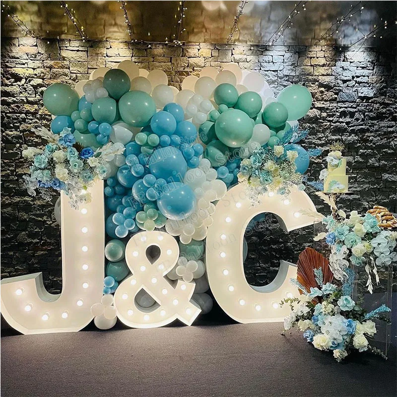 

166pcs Navy Blue Latex Balloons Garland Set New Year Girl Birthday Bride Wedding Decoration Bachelor Party Home Decor Supplies