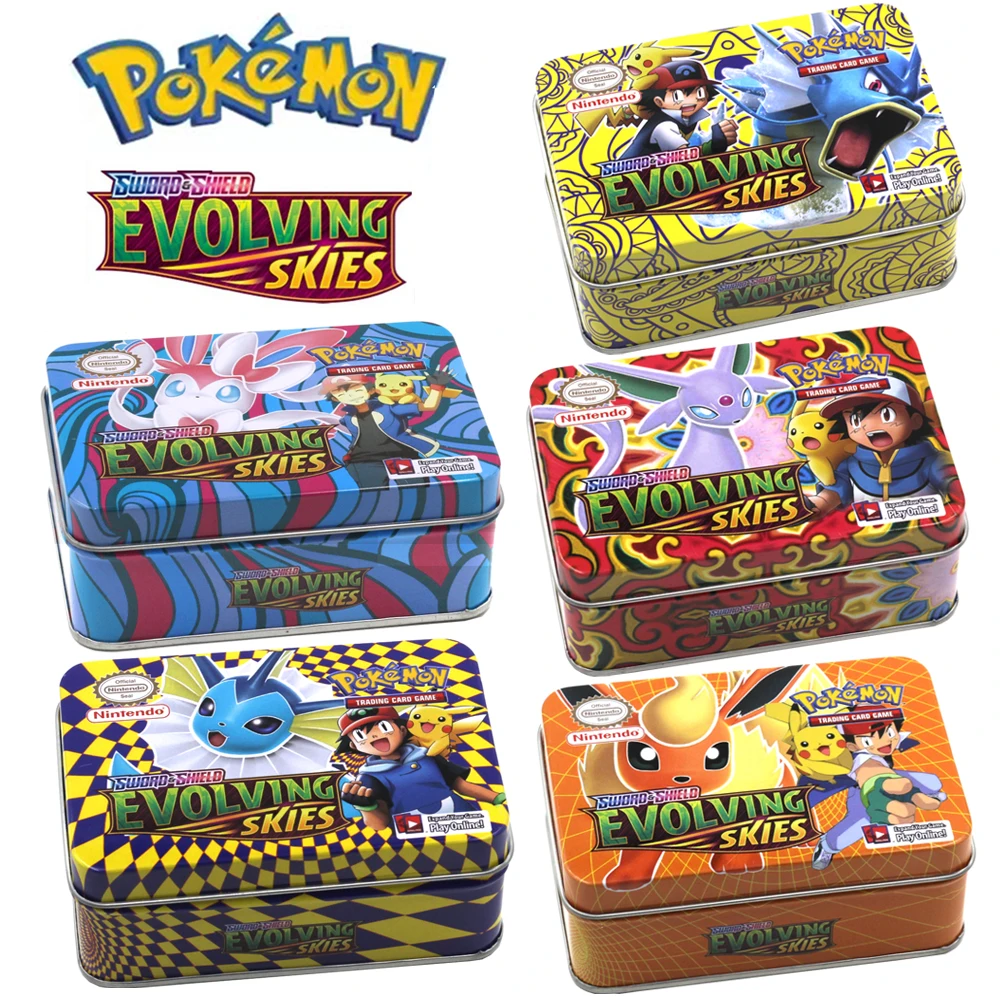 42 карты в коробке новая карточка с покемоном английская версия Покемон