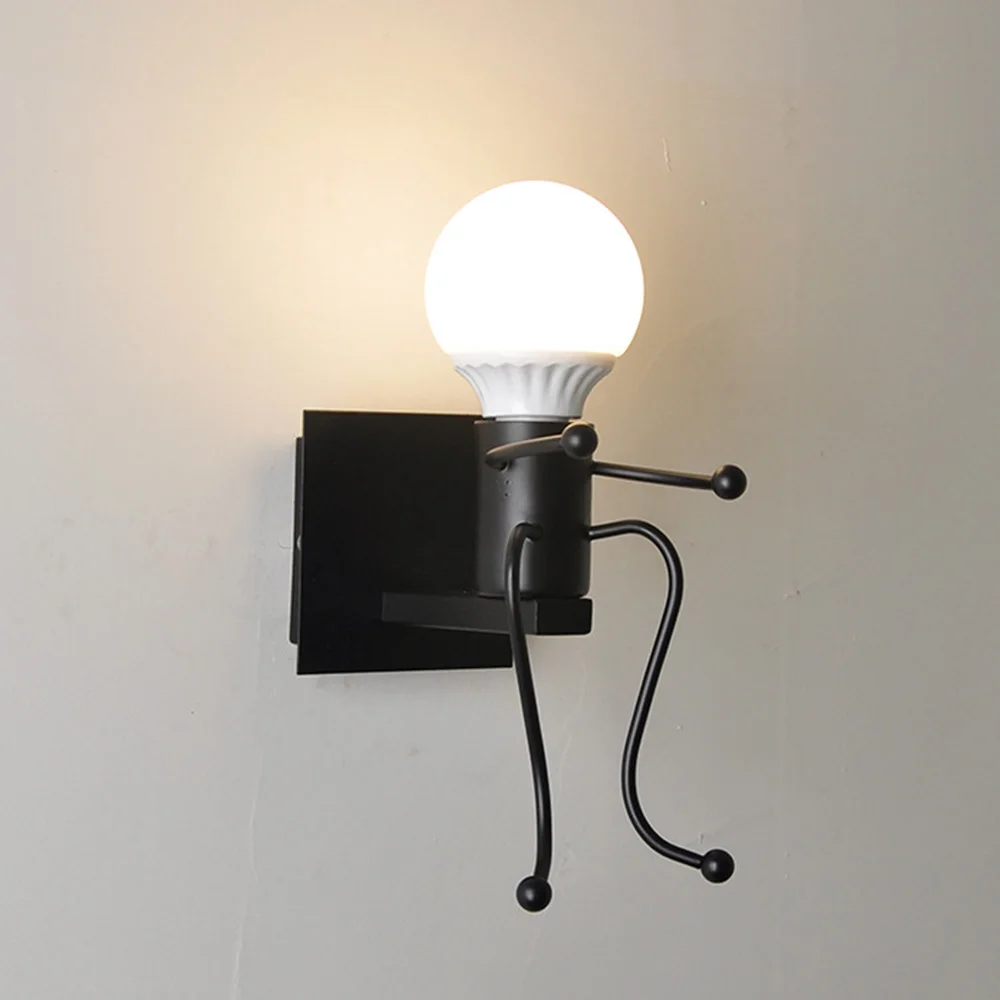 Креативные Настенные светильники E27 современный светильник с изображением