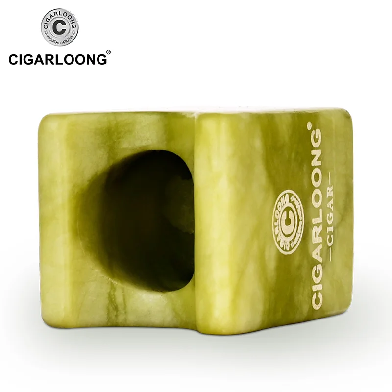 Сигаретная пепельница держатель для сигар Нефритовый портативный