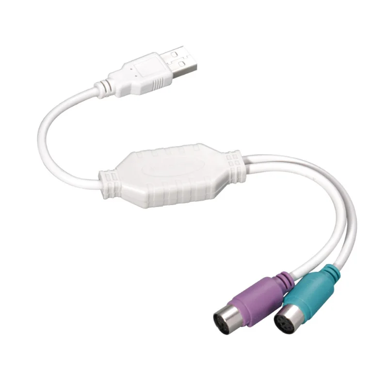 Заводская распродажа! Адаптер USB Female для PS2 PS/2 Male конвертер клавиатуры и мыши 1