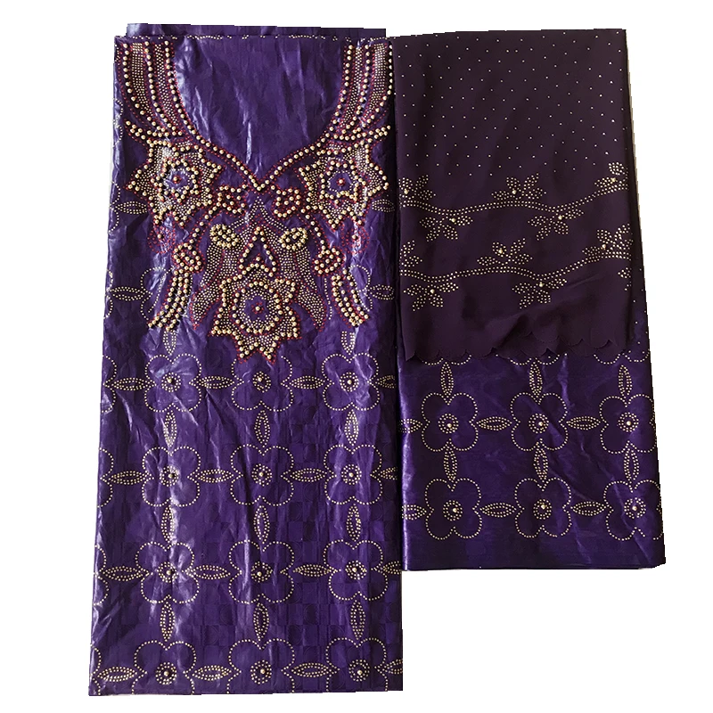 Роскошная модная ткань базин брод для шитья африканские материалы бисерная