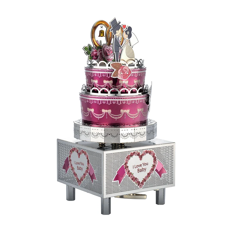 Музыкальная шкатулка с вечной любовью металлический подарок головоломка сделай