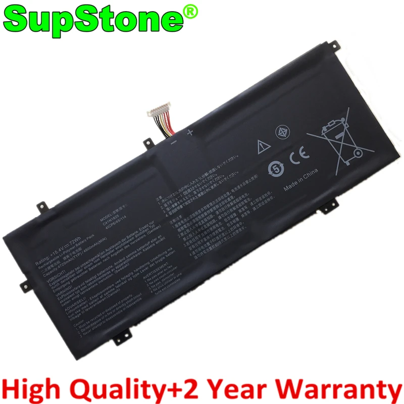 SupStone подлинный новый C41N1825 Аккумулятор для ноутбука Asus VivoBook 14 X403FA ADOL14F ADOL I403FA I403FA-2C ADOL13U/F 403FA-EB