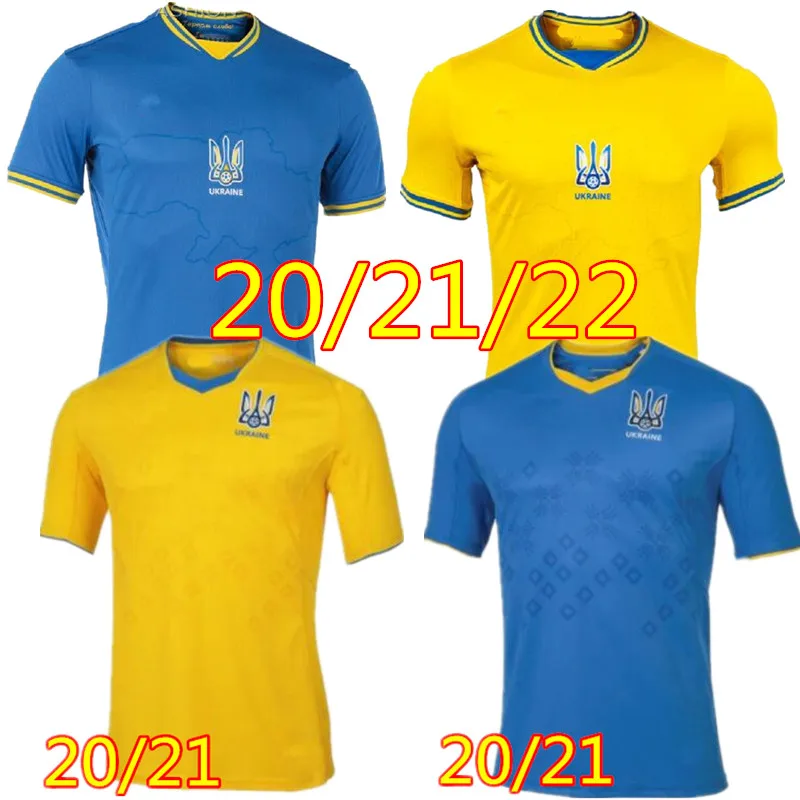 

2021 22 Ukraine Football Team Home and Away Jersey 21 22 Vitali Mikolenko Oleksand Zinshenko Ruslan Zigankov Football Jersey