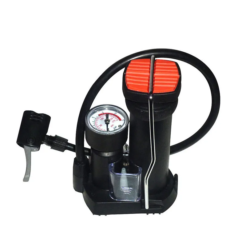 

Portable Motorcycle Bicycle Pump Foot Air Pump Compressor Digital Mini Tire Inflator with Gauge Motorcycle Cycle Accessories