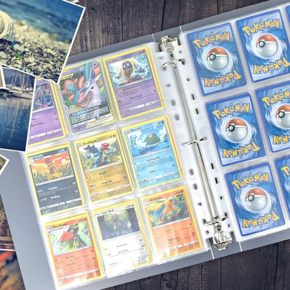 Альбом для карт 900 карманов Pokemon TCG бейсбола футбольной игры спорта держатель 50