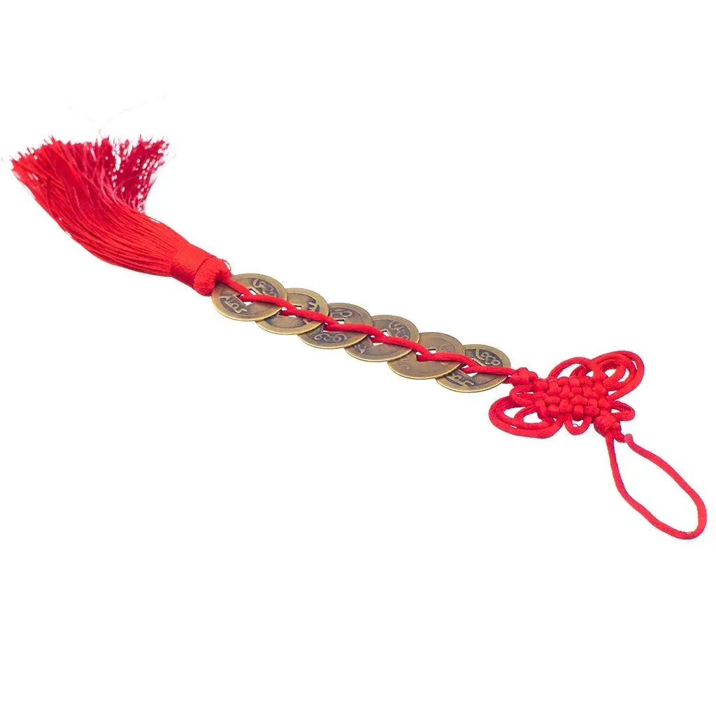 

Chinese Knot Lucky Coins Six Emperor Money Feng Shui Coins of Knot Six Ancient Coins be Representative for Wealth and Health