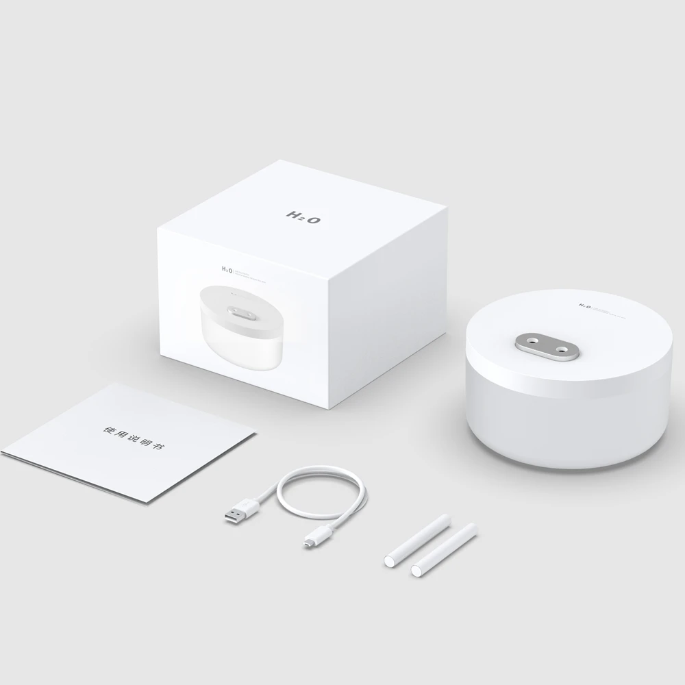 Увлажнитель воздуха ультразвуковой с двойным распылителем 2200 мАч 1 л | Бытовая