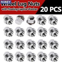 20pcs for ford focus mk1 mk2 mk3 st rs m12 x 1 5 chromed 19mm alloy wheel nuts bolt lug stud tyre whorl nut with washer pad
