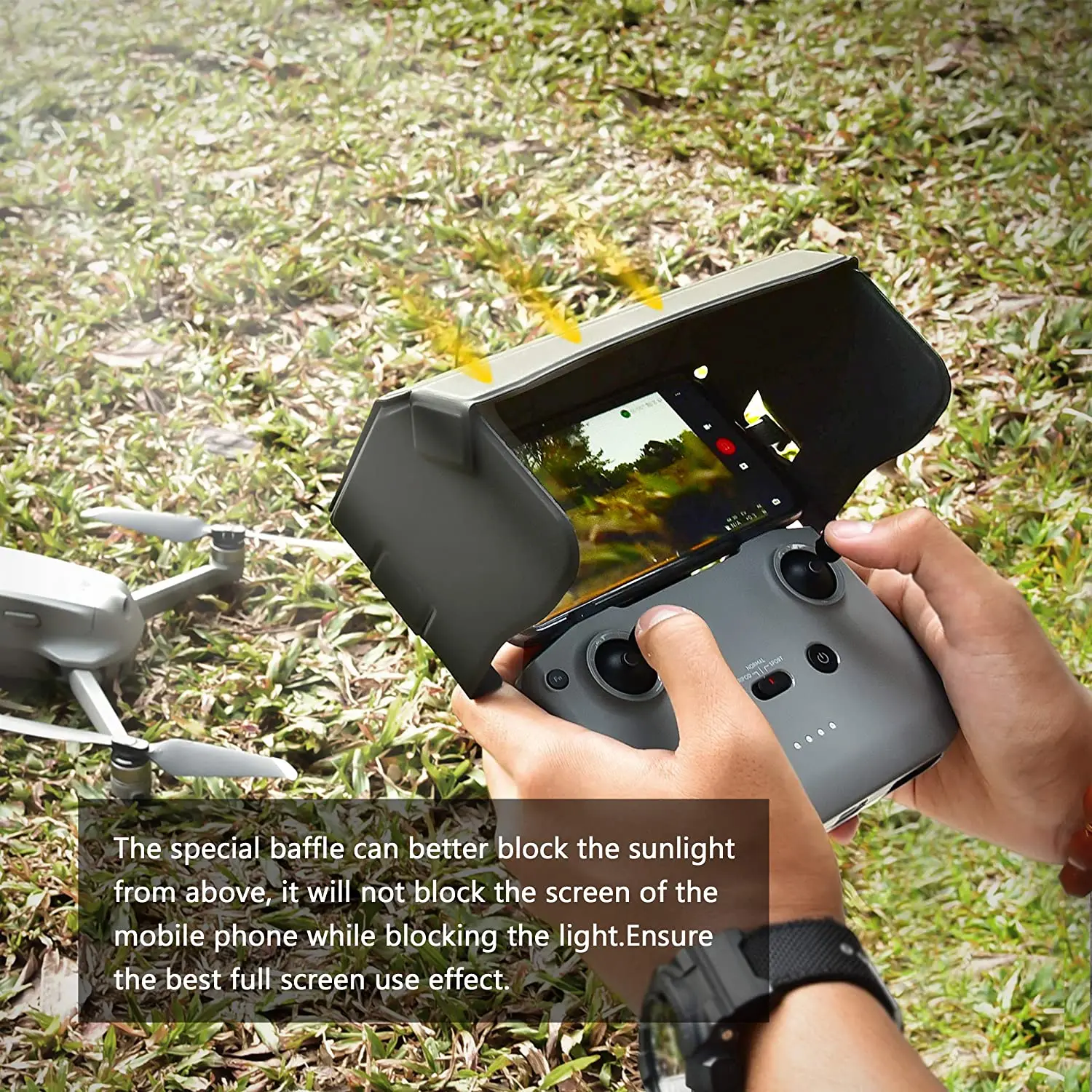 STARTRC солнцезащитный козырек для DJI Mavic Mini 2/Mavic Air 2 контроллер Аксессуары 4 4-7 1