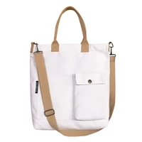 kandra new canvas college student wild messenger bag for women reusable eco friendly tote bag books canvas crossbody fabric bag