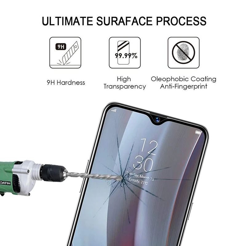 Закаленное стекло 9D для Oppo Realme 1 2 3 X A37 F1s/A59 F5/A73 F7/R15 F9 F11/ F11 Pro шт. | Мобильные телефоны