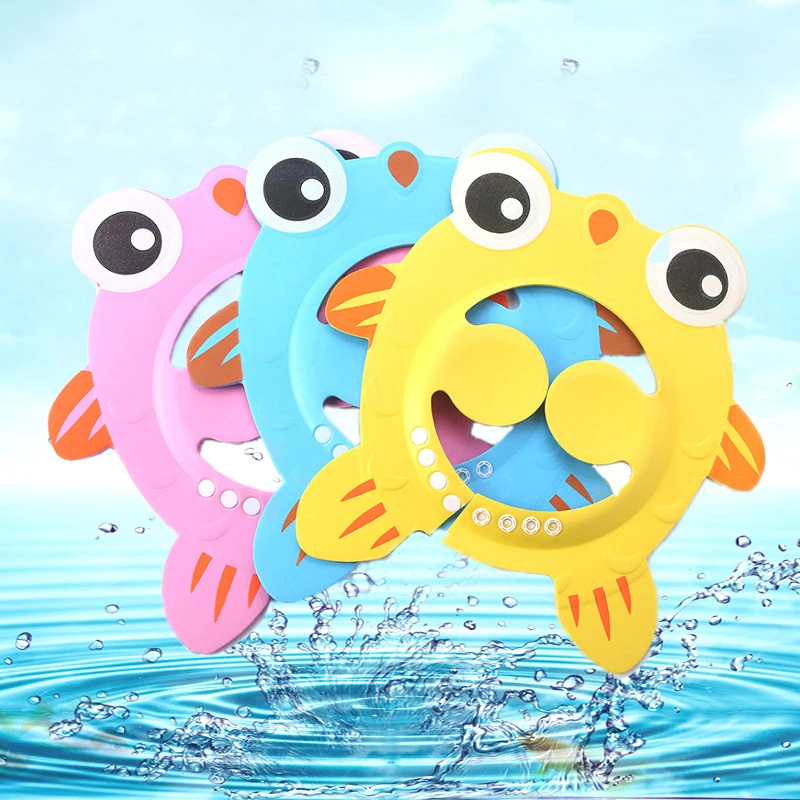 

Babies Children Kids Safe Shampoo Bath Bathing Shower Cap Hat Wash Hair Shield
