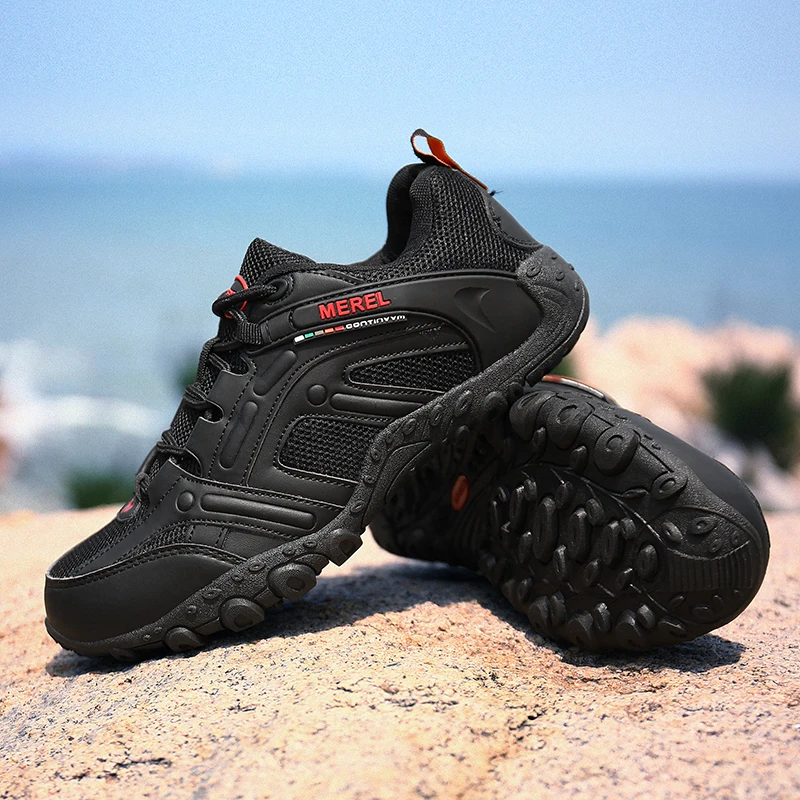 Уличные кроссовки обувь для кемпинга мужчин тактическая походная лета дышащая