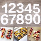 468101214 дюймов инструменты для украшения торта ПЭТ 0-8 цифр форма для торта кондитерский инструмент для украшения торта на день рождения