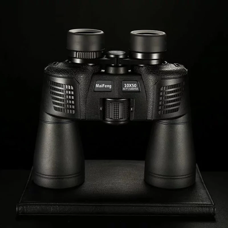 

Мощный бинокль 10X50, HD, большой радиус действия, водонепроницаемый телескоп Bak4, супер четкость, оптическое стекло, уличное шпионское стекло д...