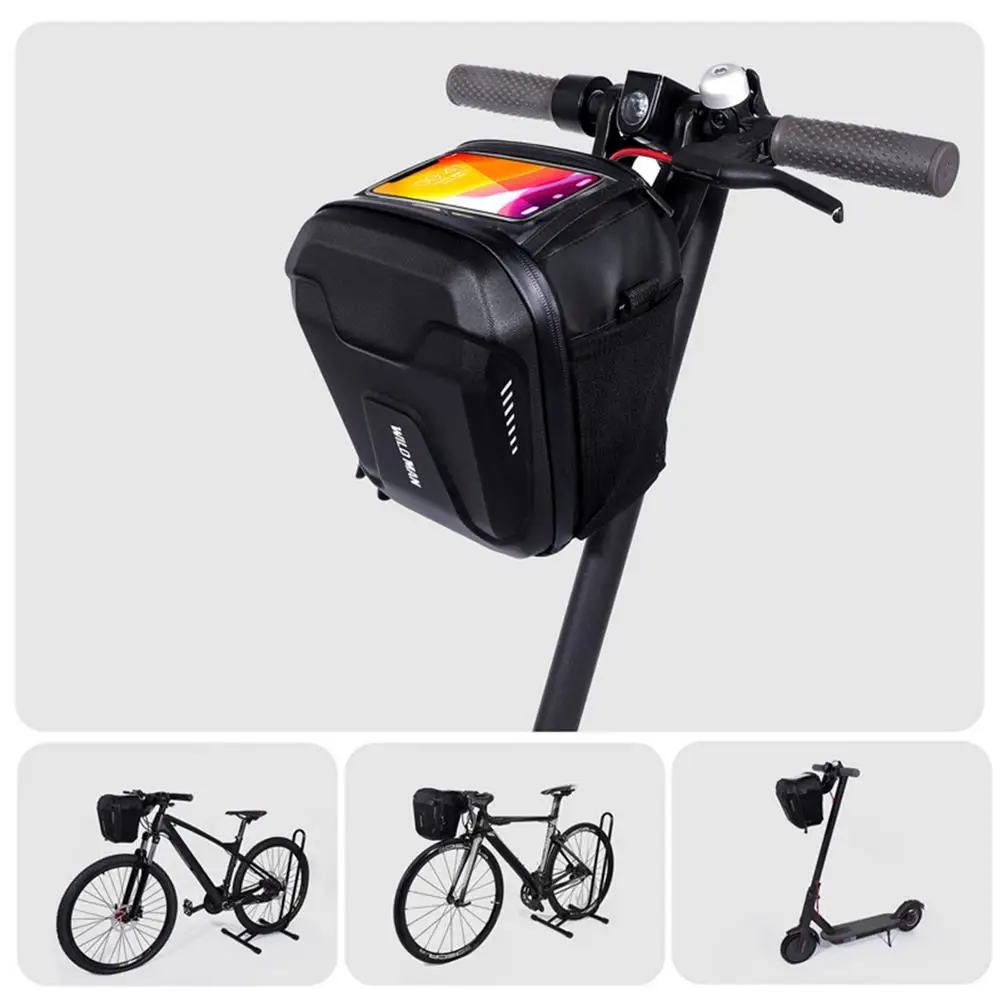 

Bike Bag Frame Front Top Tube Cycling Bag Waterproof Phone Case Touchscreen Pouch Pannier Bags MTB Pack Bicycle Accessories