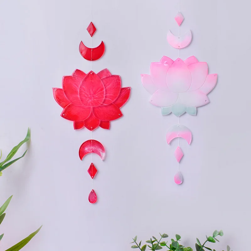 Bee Moon Wall Decoration Resin Mold DIY Lotus Silicone Hanger Home Bedroom | Crafts