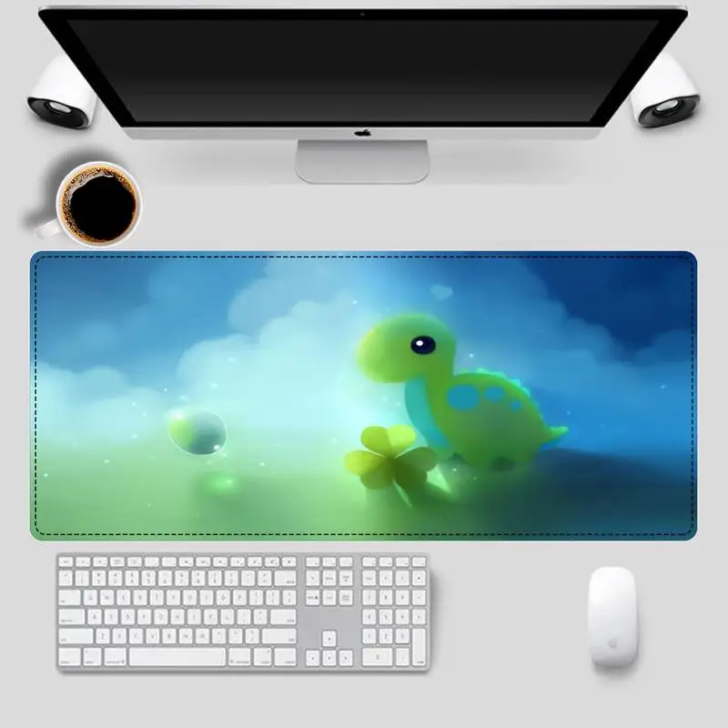 

Cute Baby Dino Mouse Pad Gamer Keyboard Maus Pad Desk Mouse Mat Game Accessories For Overwatch