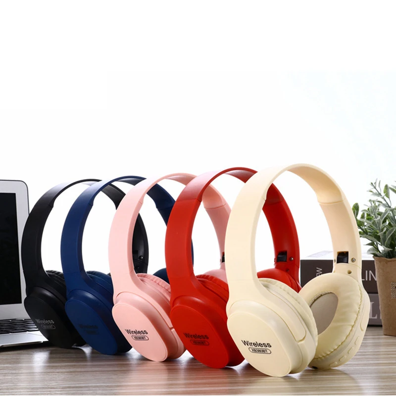 Новейшая Беспроводная Bluetooth гарнитура XB380BT 5 0 Складная спортивная Музыкальная с