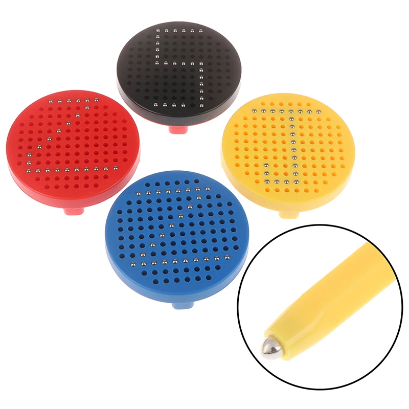 

Magnetic tablet magnet pad drawing board steel bead stylus pen writing toy