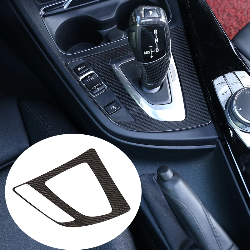 

Real Carbon Fiber Left Hand Drive Console Gear Shift Frame Trim For BMW F30 2013-2019 3 4 Series GT Accessories