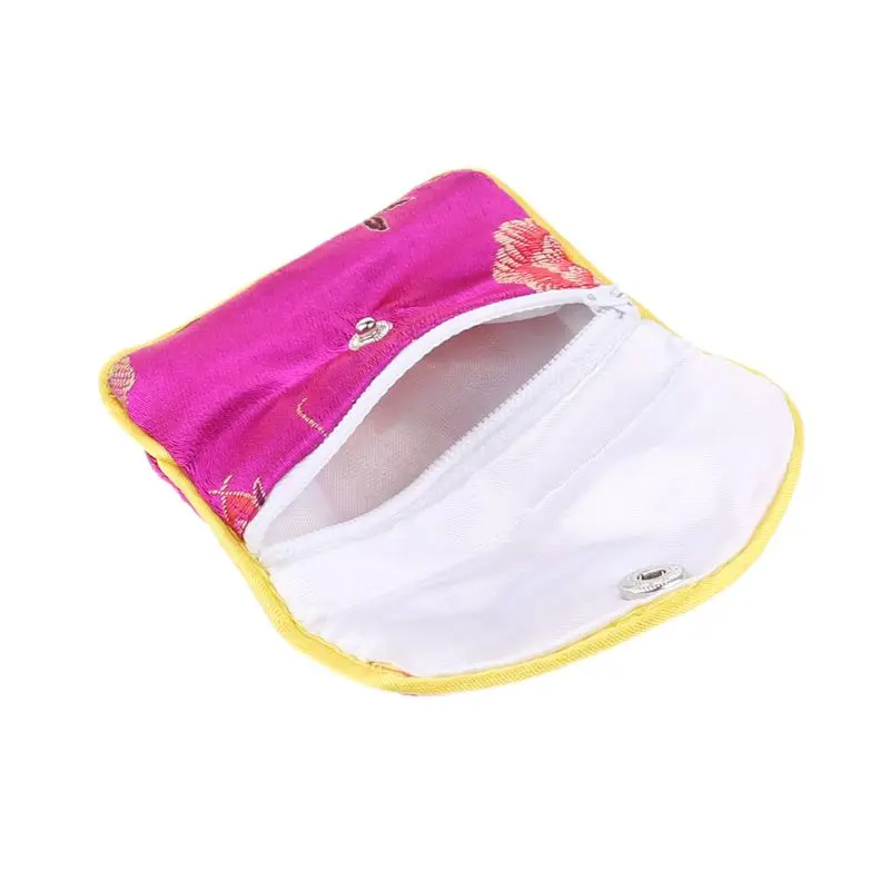 Сумки для хранения ювелирных изделий шелковая Китайская традиционная Сумочка