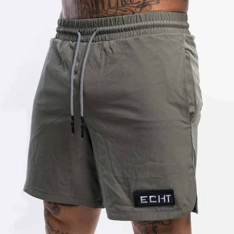 Мужские дышащие тренировочные шорты для фитнеса летние поглощающие пот