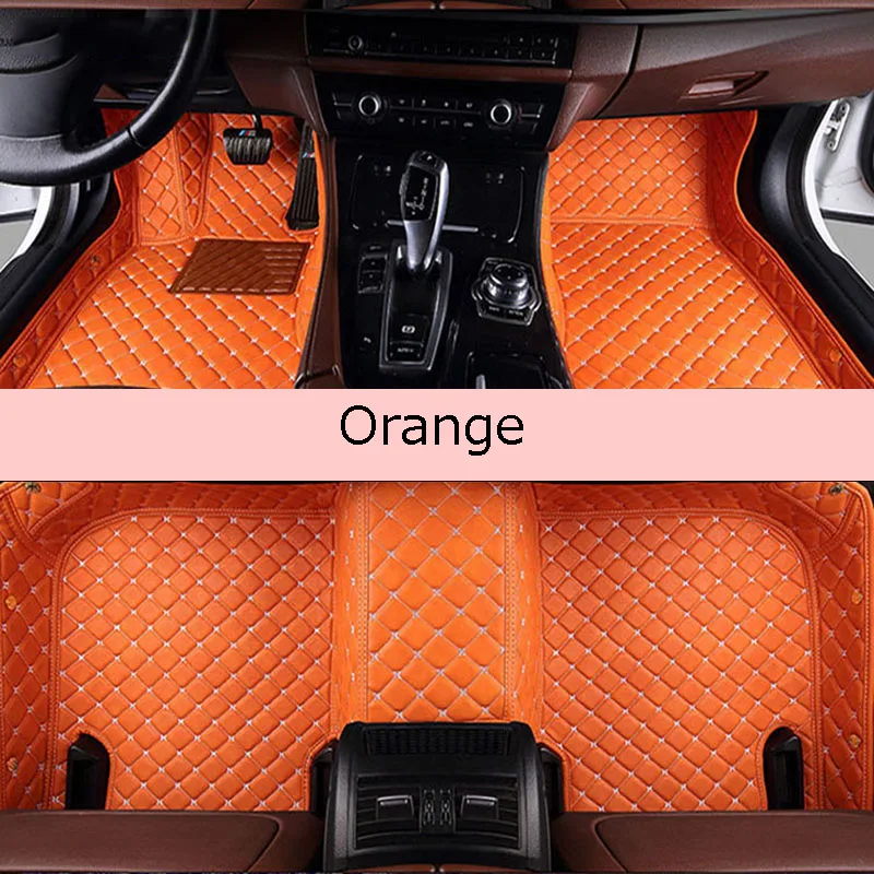 5-местные автомобильные коврики на заказ для VW GOLF Touran Tiguan TOUAREG Caddy polo Jetta New Beetle Passat