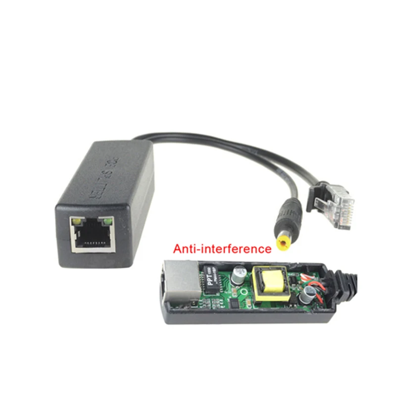 Устройство питания Micro USB от сети Ethernet 48 В до 5 2 4 А для планшетов Dropcam или Raspberry Pi Cdycam