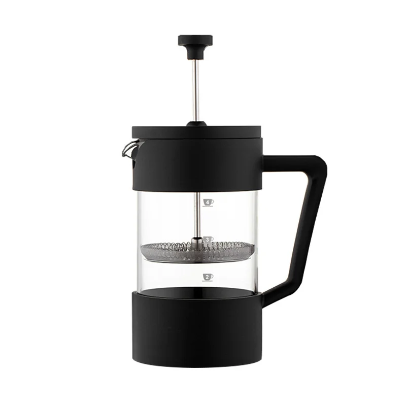 Френч пресс для приготовления кофе утолщенной Стекло Чай горшок Давление