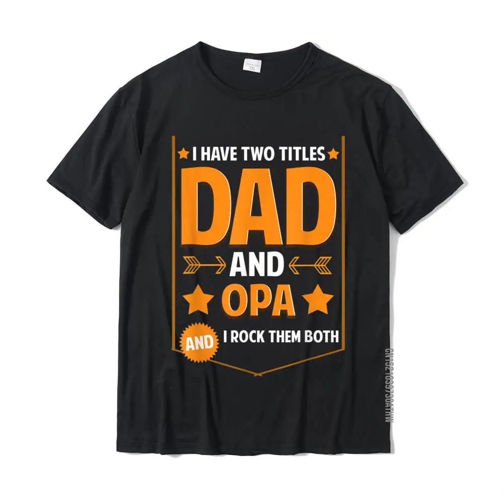 

Футболка мужская с надписью «I has Two title Dad And Opa Gifts Opa Day»