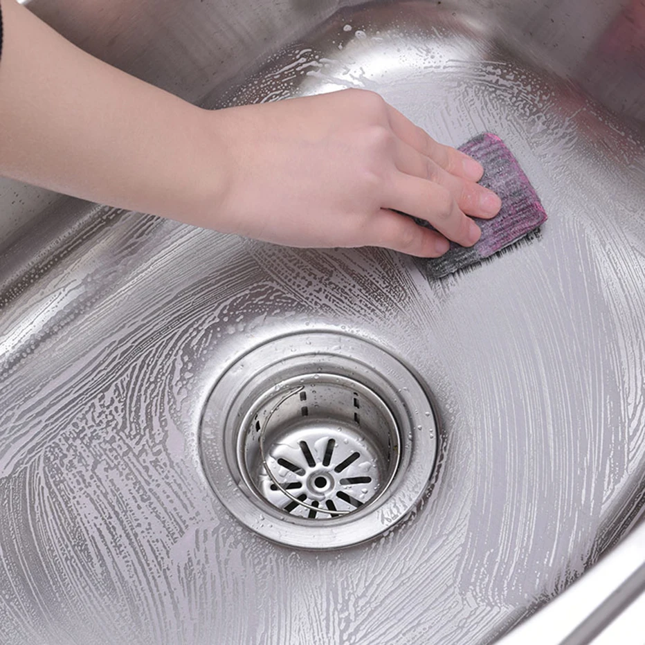 Волшебная Чистящая губка Basedidea с мыльным порошком для мытья посуды смеситель