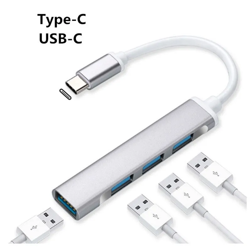 4 порта USB C HUB 3 0 Type мультиразветвитель адаптер 1 OTG Док-станция для Xiaomi Lenovo Macbook Pro Air