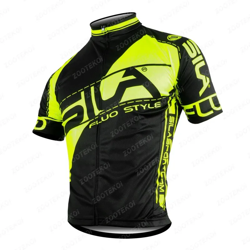 

Sila Cycling Jersey Mtb Bike Clothing Men Summer Quick-dry Short Sleeves Shirts Outdoor Sports Competition Jersey Ropa Ciclismo