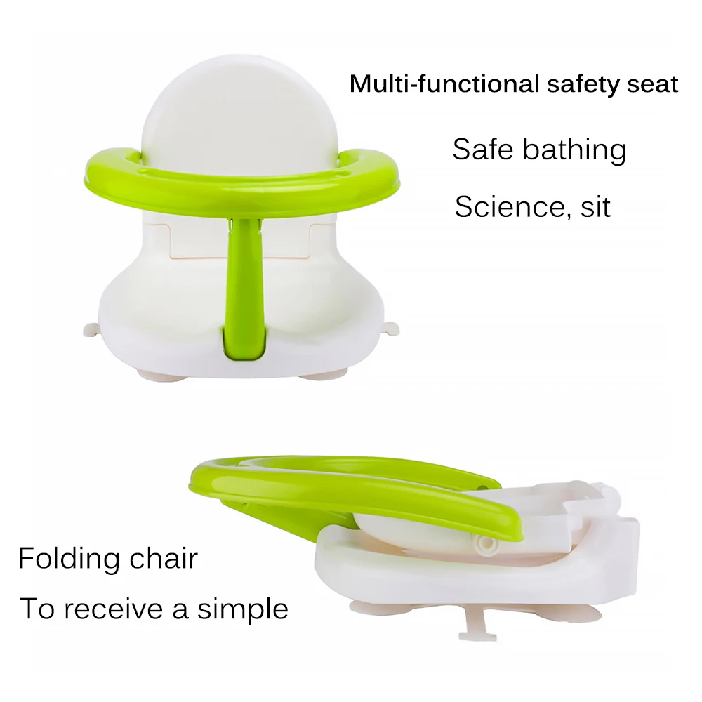 

Anti Slip Multifunctional Foldable Kids Chair Baby Bath Tub Seat Infant Safety Security Children Bathtub Shower Baby Care